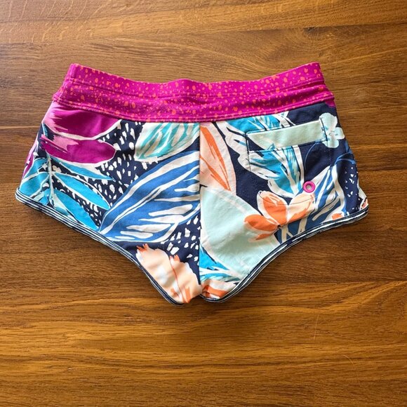ATHLETA GIRL Paradise Splash Bikini & Shorts Girls XS 6 Athletic Swim Set - Picture 5 of 15